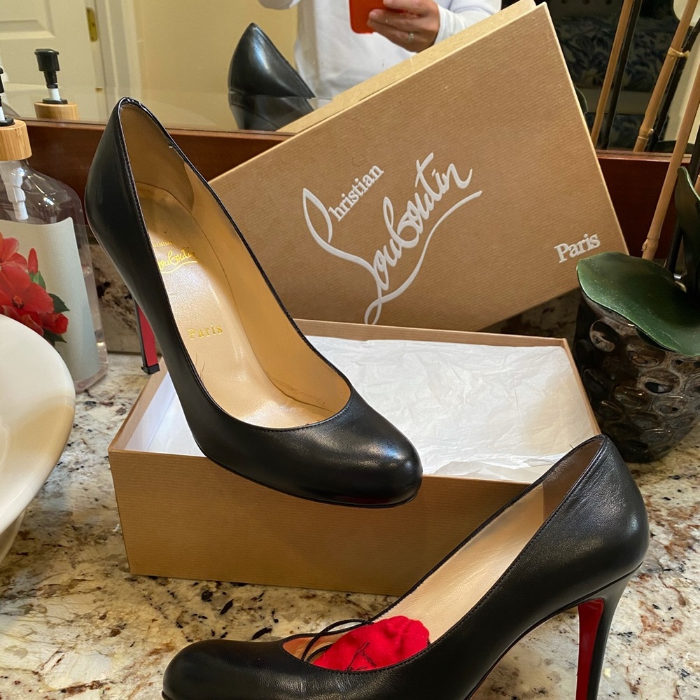 Beautiful Christian Louboutin heels in original box.